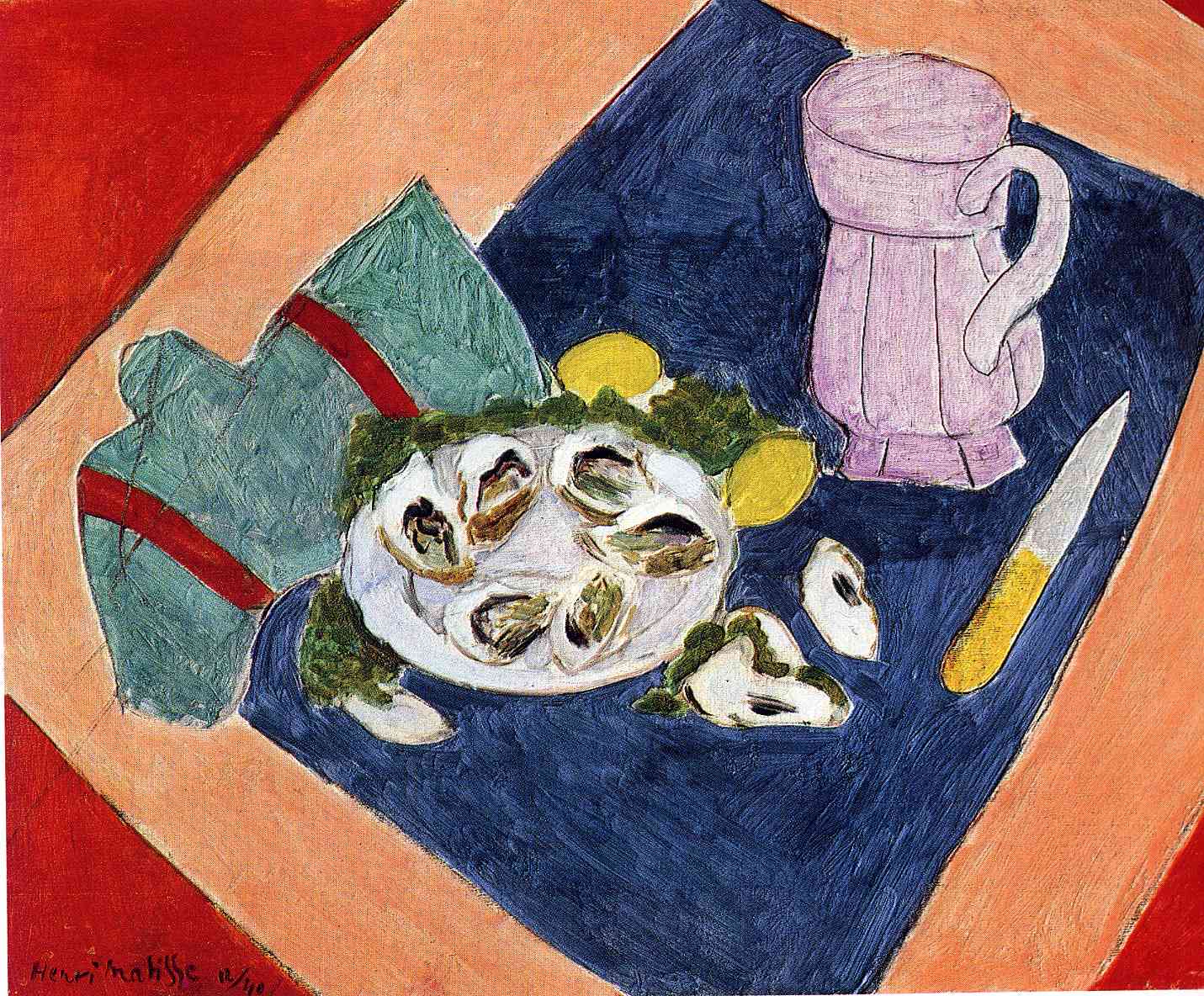 Henri Matisse - Still Life with Oysters 1940
